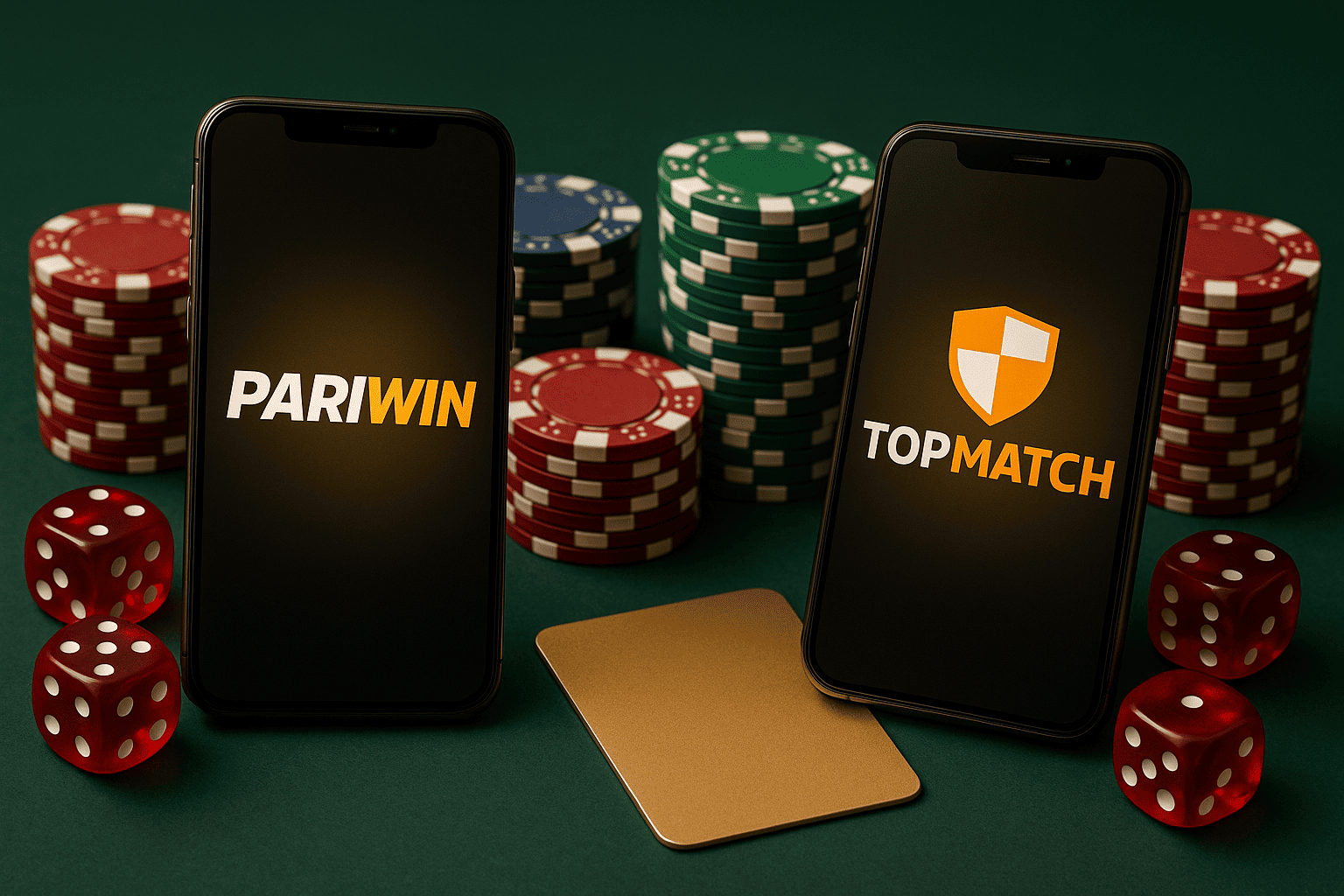 Порівняння казино Pariwin і Topmatch: хто дає більше гравцю?